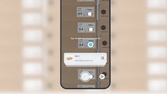 MatrixScan Find AR widget
